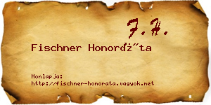 Fischner Honoráta névjegykártya